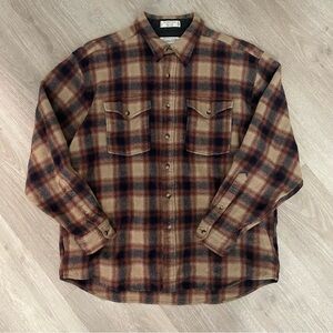 Pendleton Men’s Virgin Wool Button Up, Size XL (Medium),Fall, Outdoor, Midlayer